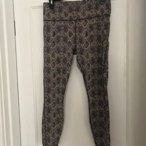 Athleta snake skin leggings